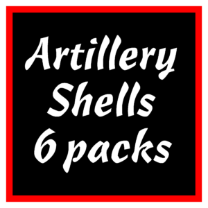 Artillery Shells - 6 Packs