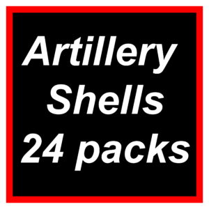 Artillery Shells - 24 Packs